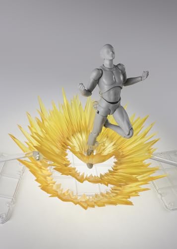 TAMASHII NATIONS 魂EFFECT SHOCK IMPACT Yellow Ver. for S.H.フィギュアーツ 約140mm PVC&ABS製 フィギュア用エフェクトパーツ